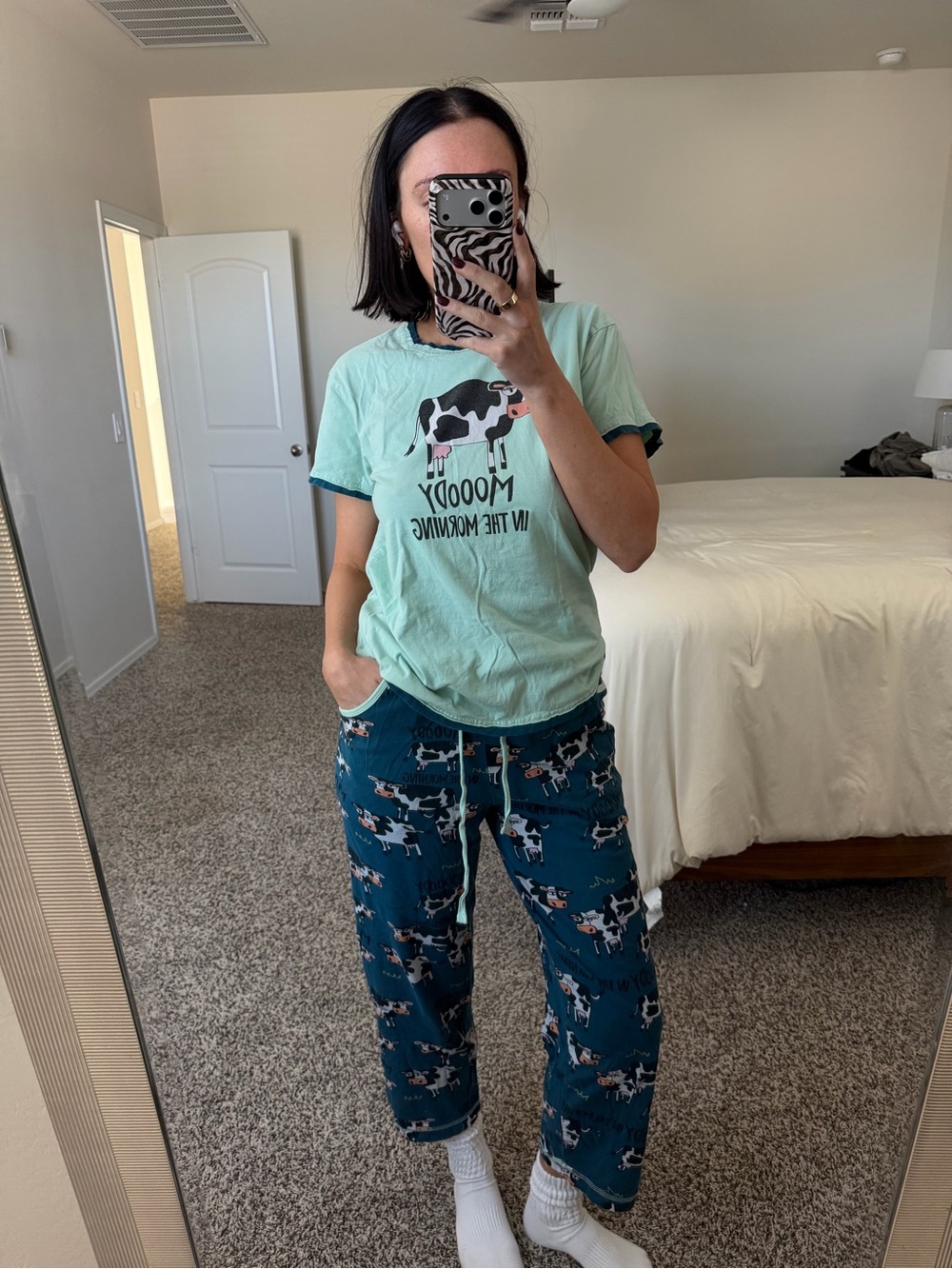 Vintage cow pajamas